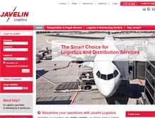 Tablet Screenshot of javelinlogistics.com